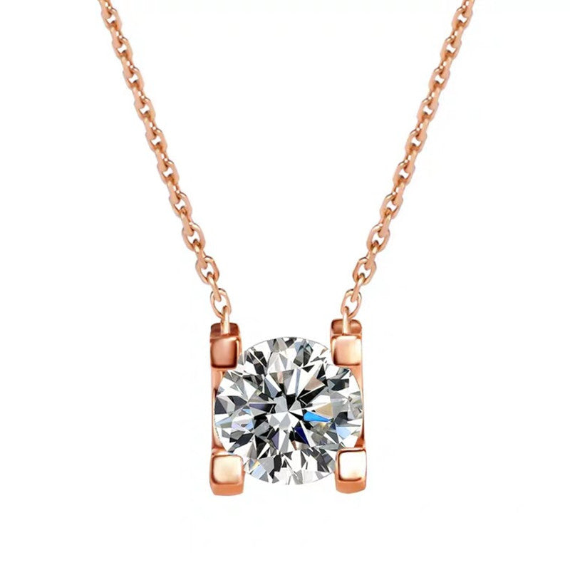 S925 Sterling Silver Moissanite Necklace LadyShow.Store