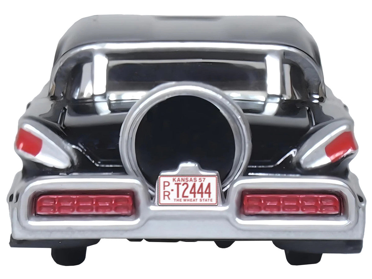 1957 Mercury Montclair Tuxedo Black 1/87 (HO) Scale Diecast Model Car by Oxford Diecast LuxuryLifeWay Online Store