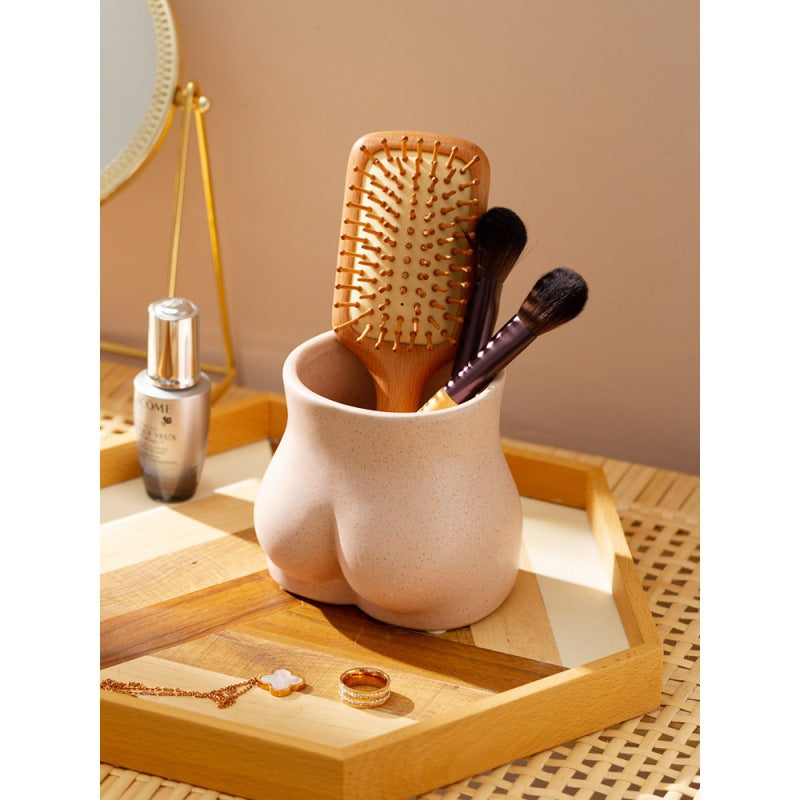 Butt Makeup Brush Storage Bucket CJD2