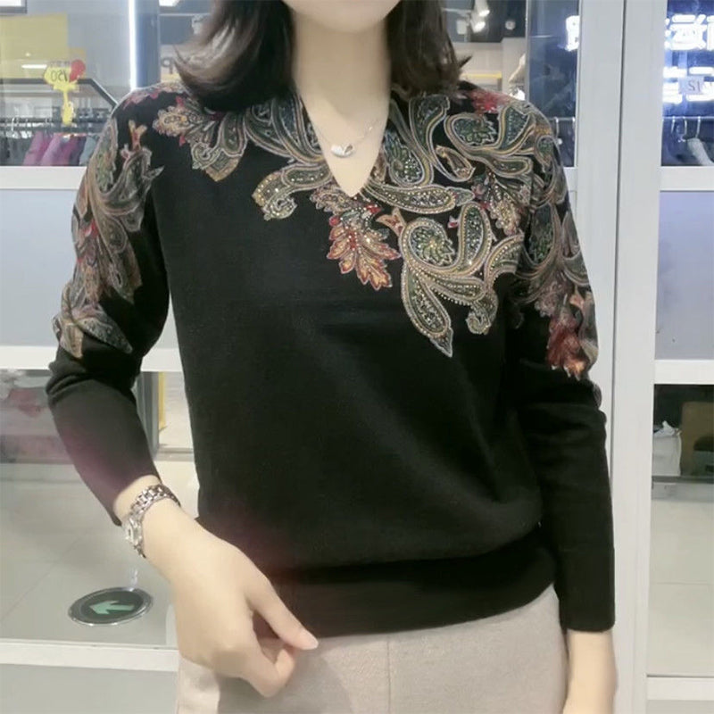 Women's Oversized Casual Soft Printed T-Shirt Pi-Mart
