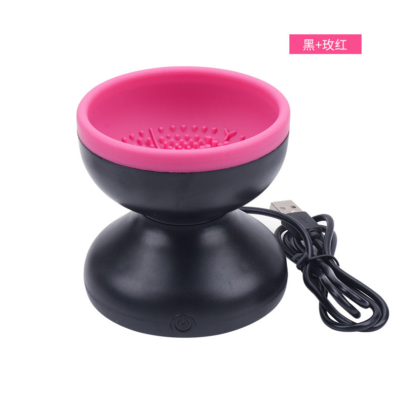 USB Rechargeable Electric Makeup Brush Cleaner LadyShow.Store