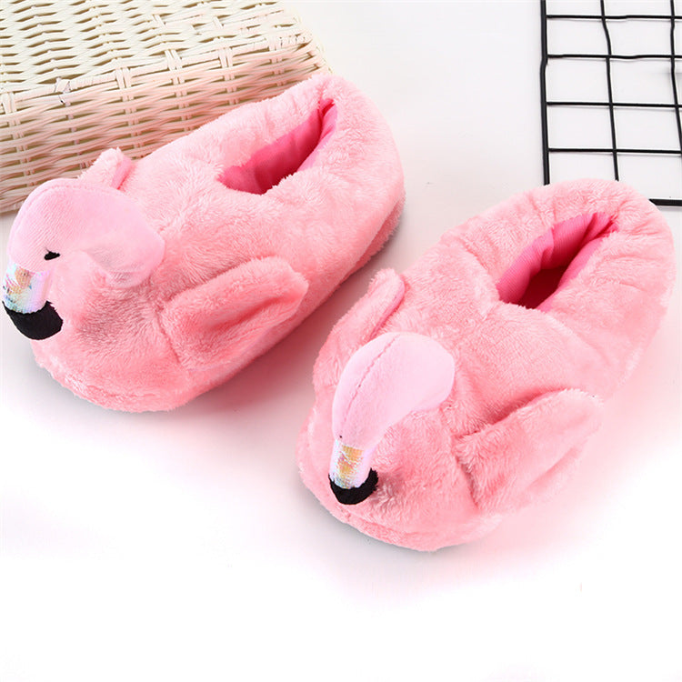 Winter Home Flamingo Non-slip Slippers LuxuryLifeWay Online Store