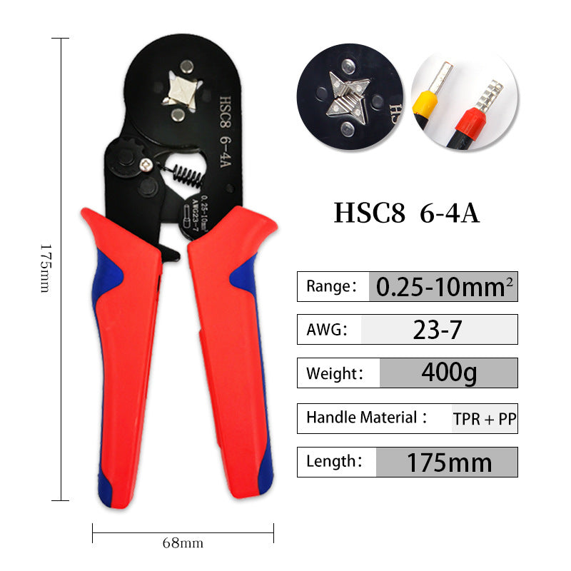 HSC86-4A Terminal Crimping Tool Set With 1200PCS Pi-Mart