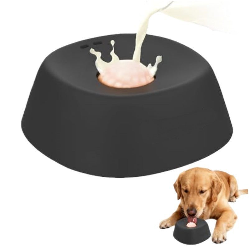 Pet Slow Feeder Non-Slip Spherical Dog Licking Bowl Anti-Choking Dog Bowl Lick Toy For Liquid Treats Bone Broth Yogurt Pets Fashion