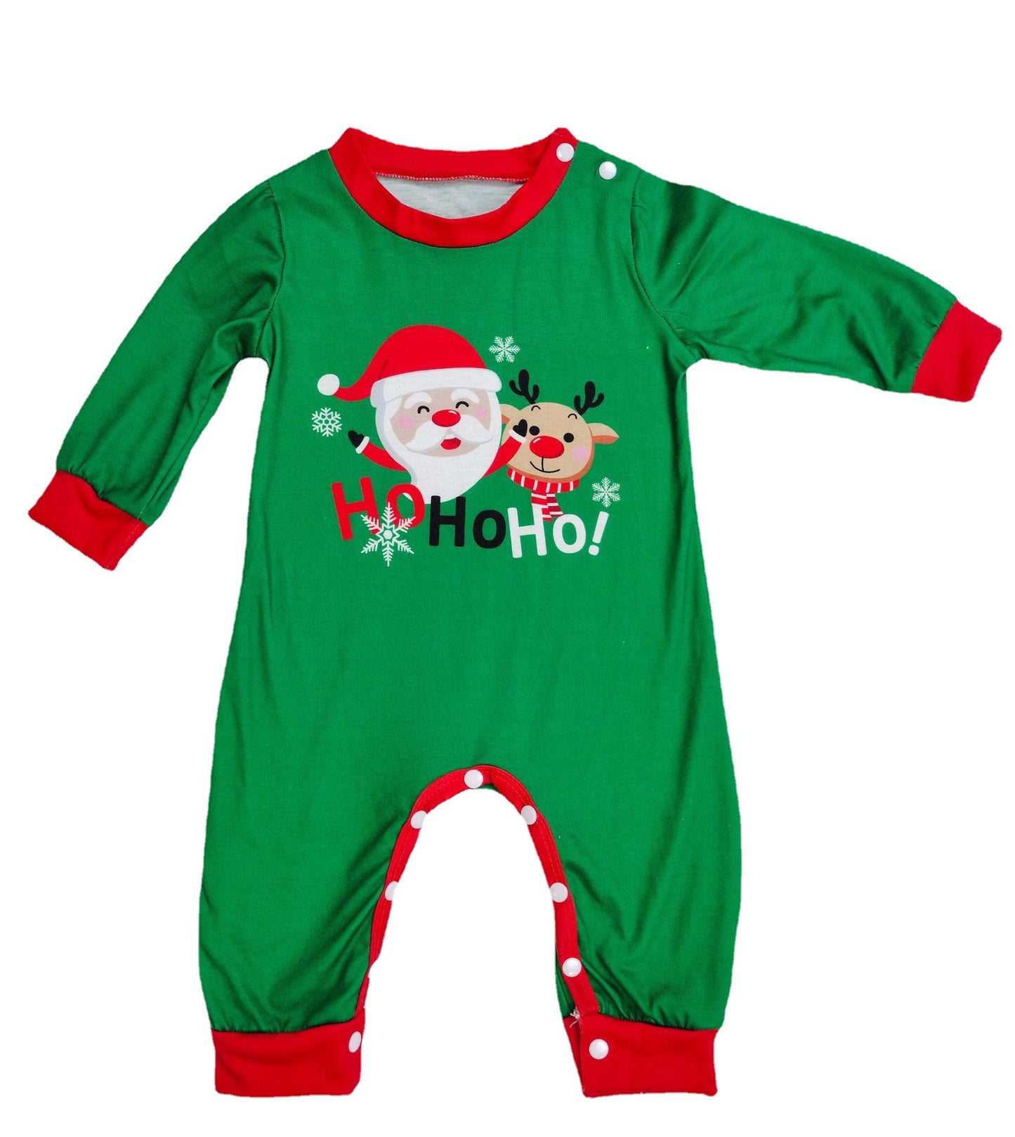 Pajamas For Family Matching Family PJs Sets Santa Claus Printed Top Sleepwear