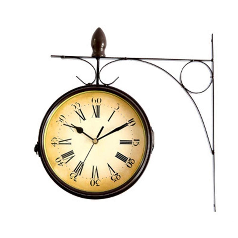 Tieyi Retro Creative Home Wall Clock PearlNestDecor.com