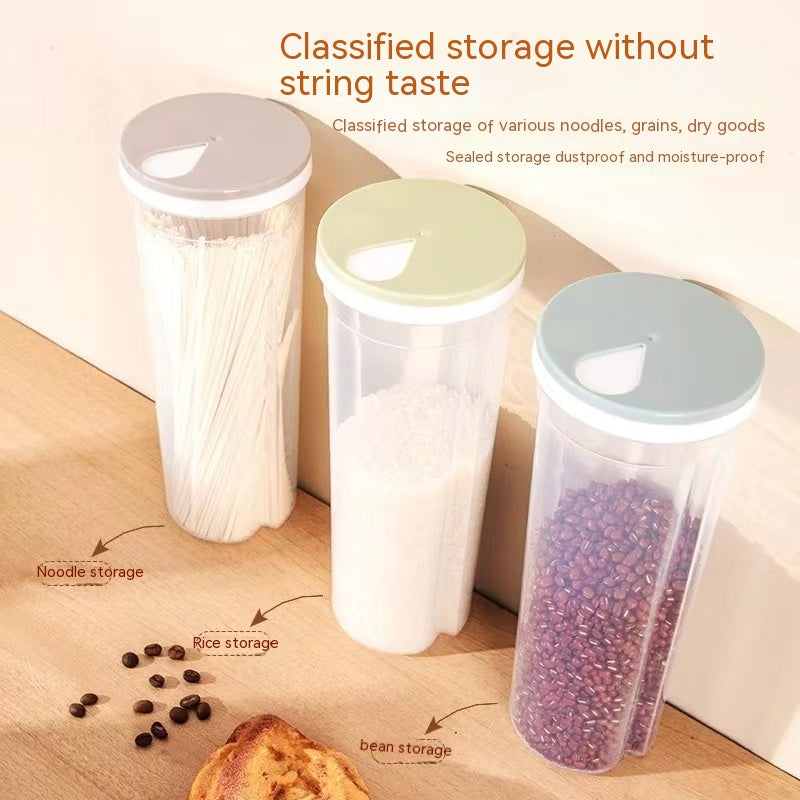 Round Noodles Kitchen Storage Box Sealed CJD2