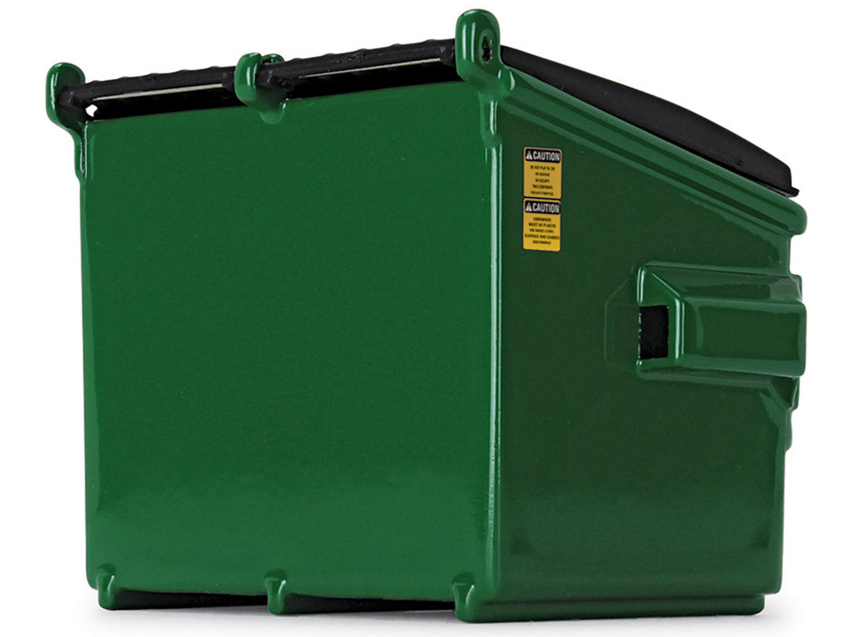 Refuse Trash Bin "Waste Management" Green Version D 1/34 Diecast Model by First Gear LuxuryLifeWay Online Store