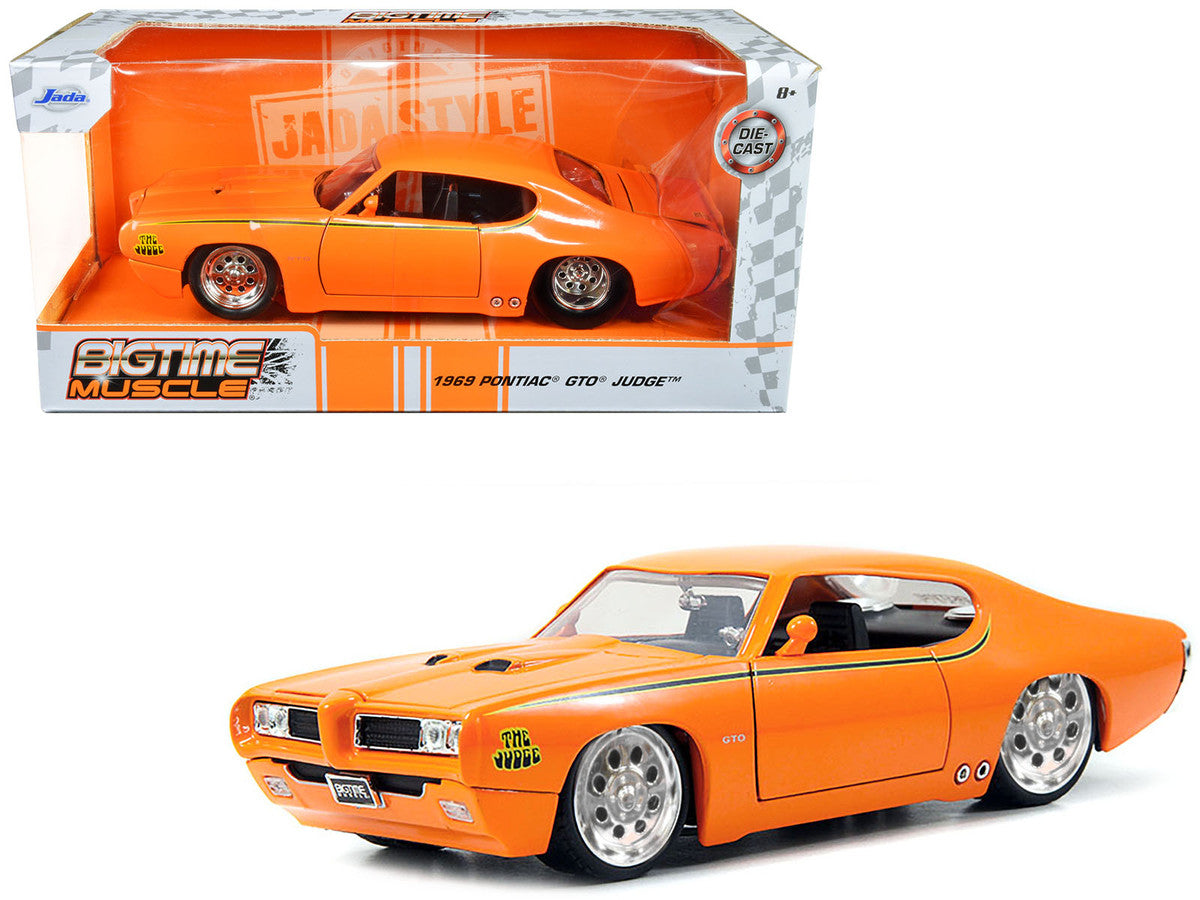 1969 Pontiac GTO Judge Pro Stock Orange 1/24 Diecast Car Model by Jada LuxuryLifeWay Online Store