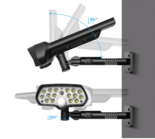 Solar Outdoor Garden Light and LED Street Lamp Pi-Mart
