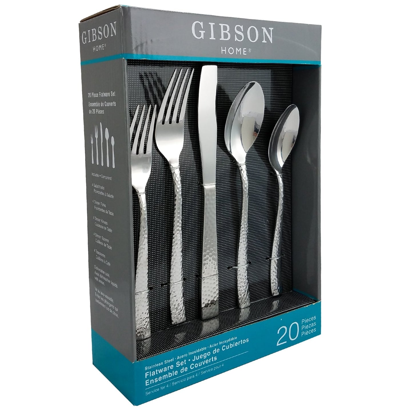 Gibson Royal Brighton 20 Piece Flatware Set LuxuryLifeWay Online Store