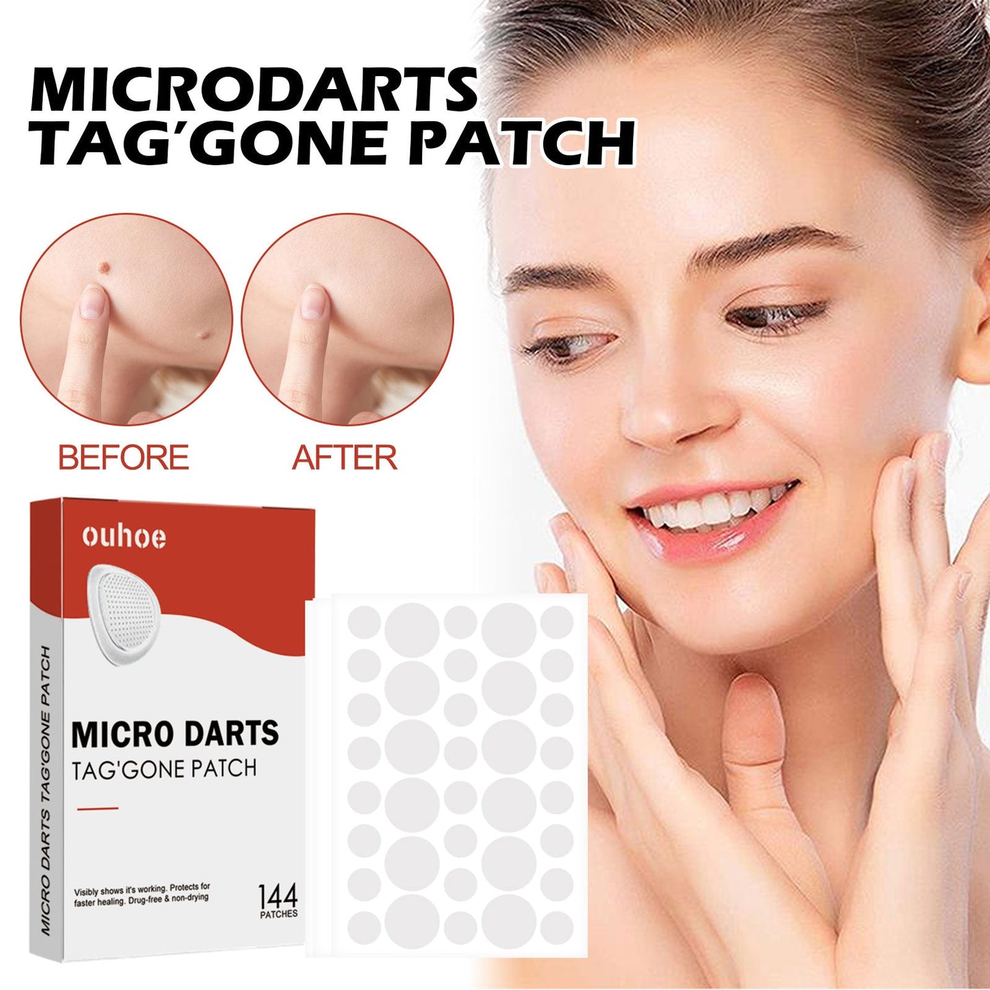 Purifying Face Patches 144PCS Tri Light Beauty