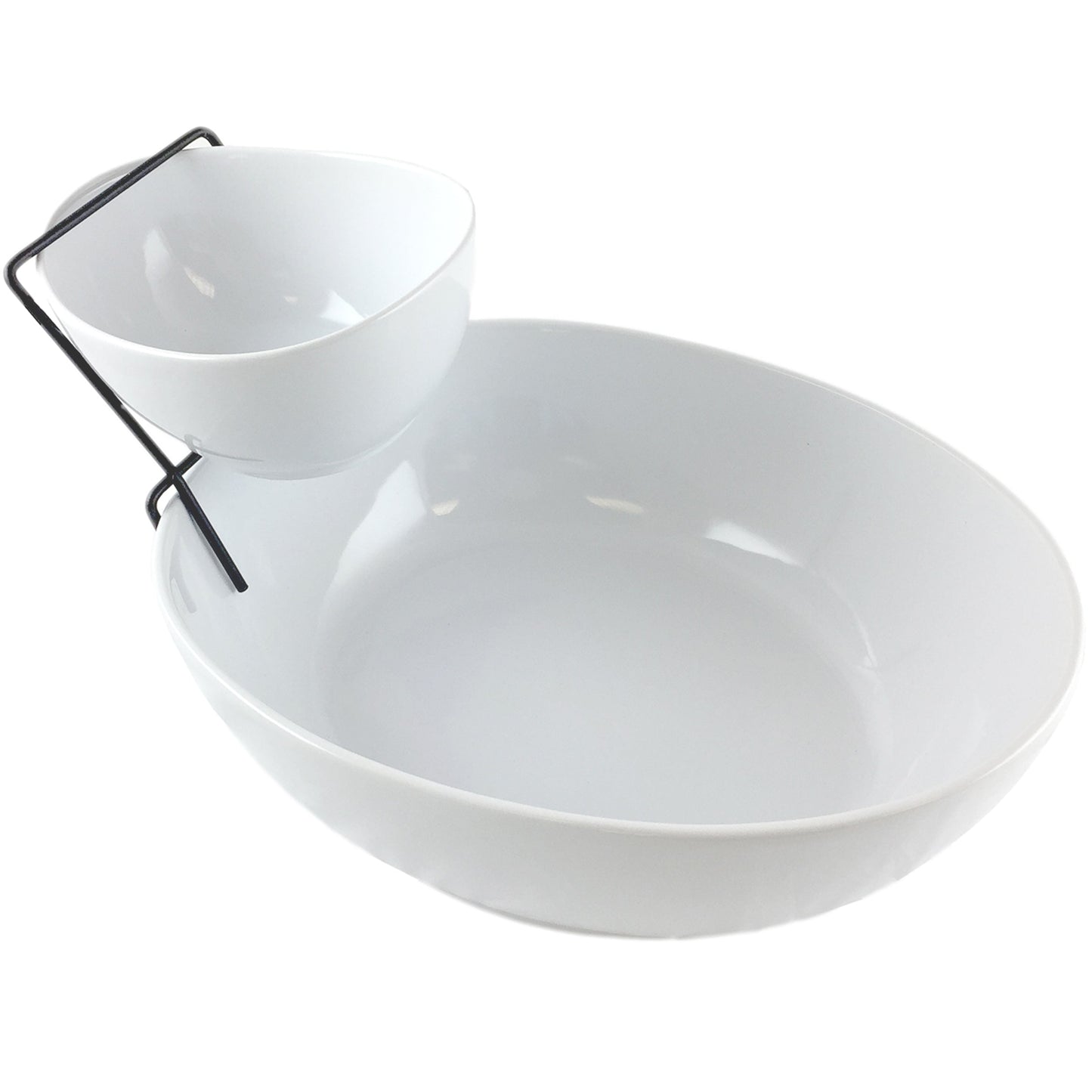 Gibson Elite Gracious Dining 2 Tier Chip and Dip Server Set LuxuryLifeWay Online Store