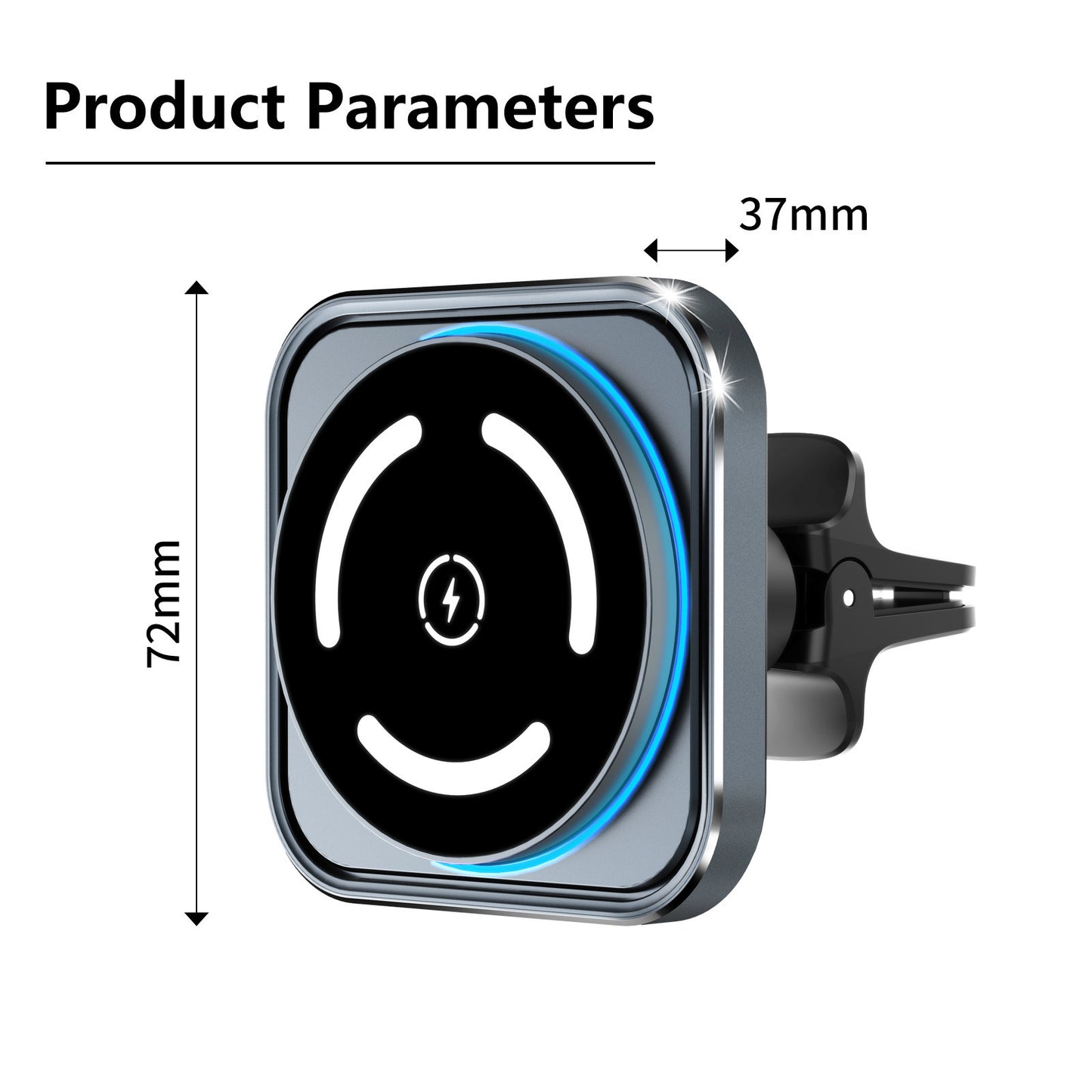 Magnetic Car Wireless Charger Holder Private Model