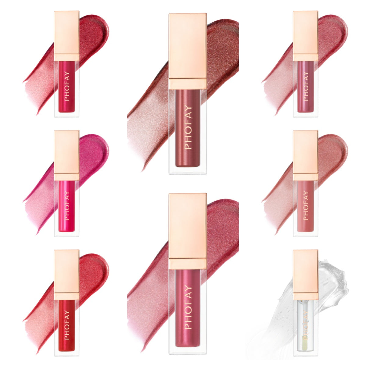 PHOFAY Ultra-Glossy Lip Gloss LadyShow.Store