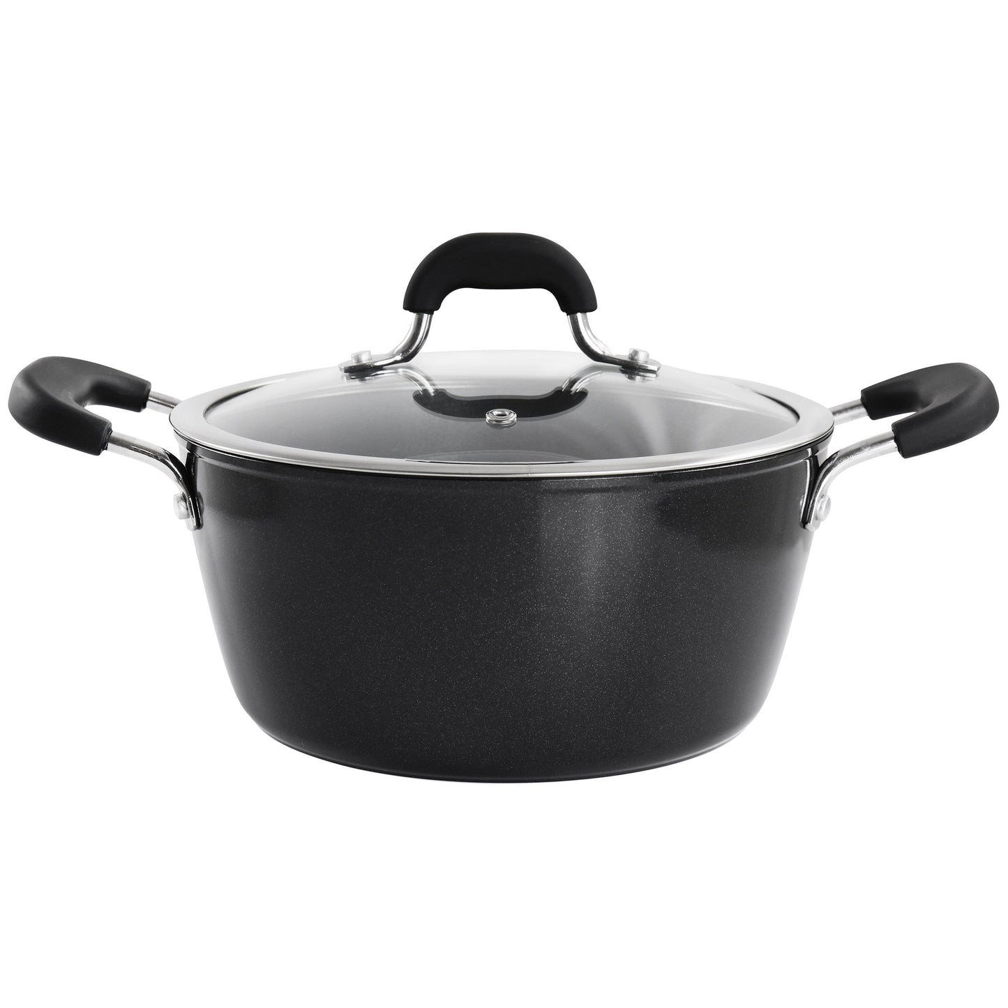 Kenmore Arlington 4.5 Quart Dutch Oven with Lid in Black LuxuryLifeWay Online Store