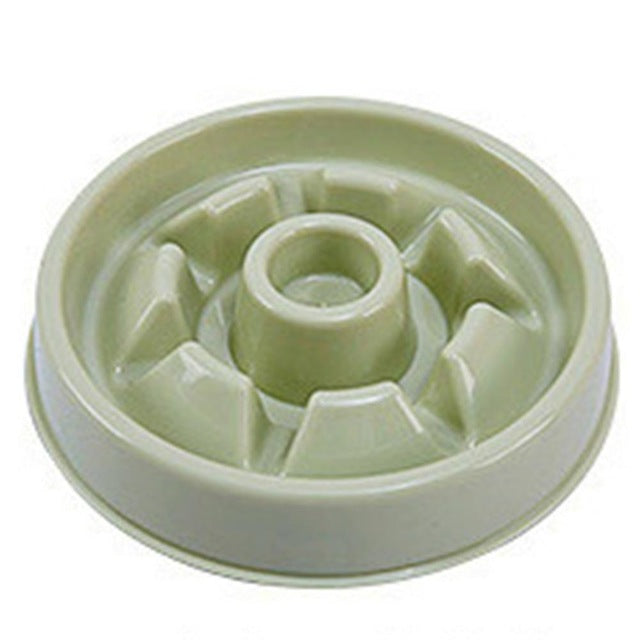 Plastic Pet Dogs And Cats Choke Prevention Slow Food Bowl Pets Fashion