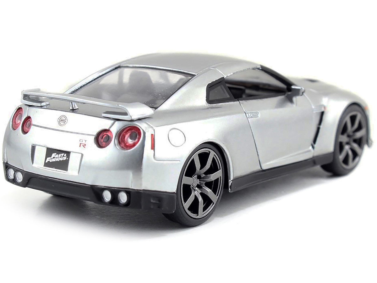 Brian's Nissan GT-R (R35) Silver Metallic "Fast & Furious" Movie 1/32 Diecast Model Car by Jada LuxuryLifeWay Online Store
