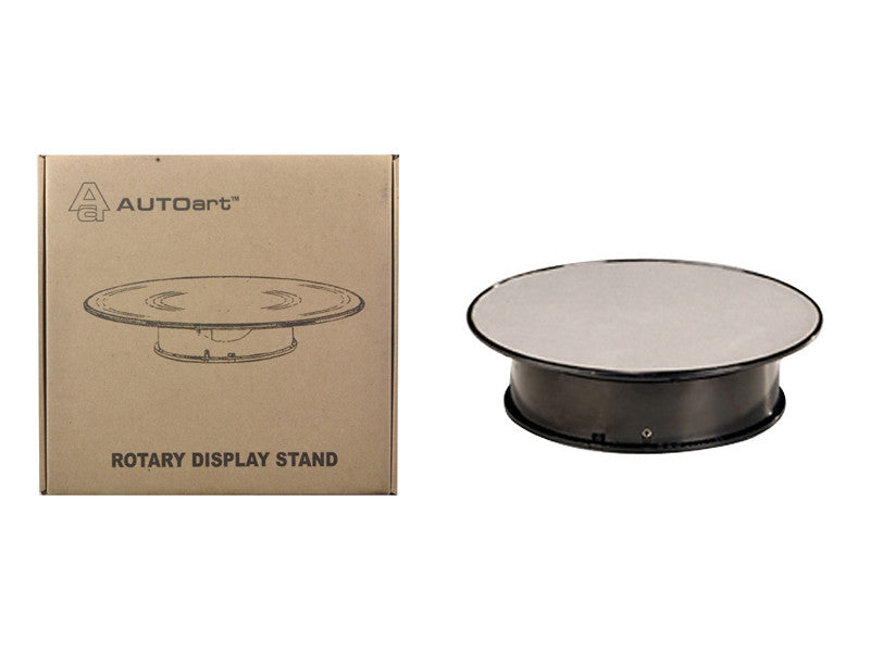 Rotary Display Turn Table 8 Inches with Silver Top 1/43, 1/64, 1/32, 1/24 by Autoart LuxuryLifeWay Online Store