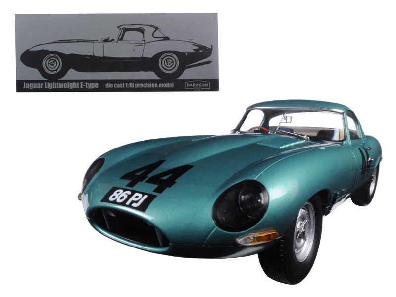 1963 Jaguar Lightweight E-Type #44 "Arkins 86 PJ" 1/18 Diecast Model Car by Paragon LuxuryLifeWay Online Store