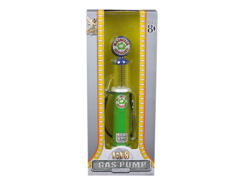 Magnolia Gasoline Vintage Gas Pump Cylinder 1/18 Diecast Replica by Road Signature LuxuryLifeWay Online Store