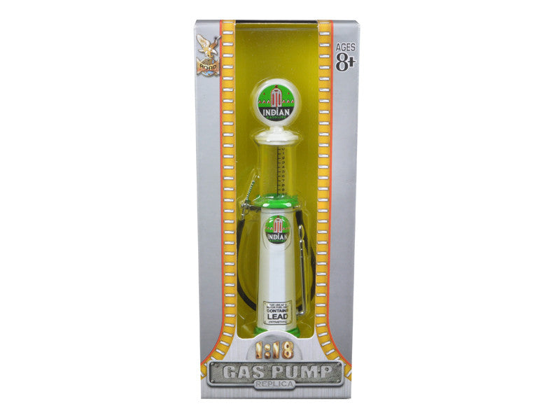Indian Gasoline Vintage Gas Pump Cylinder 1/18 Diecast Replica by Road Signature LuxuryLifeWay Online Store