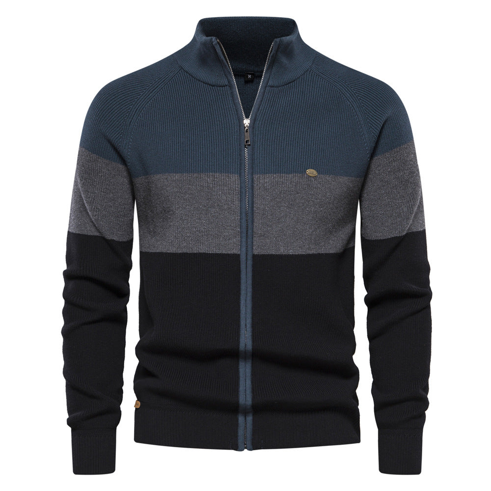 2026 New Men's Sweater Coat European Size Cross-border Autumn And Winter Sweater Cardigan High Quality Fashion Coat Men NorixaFashion.com