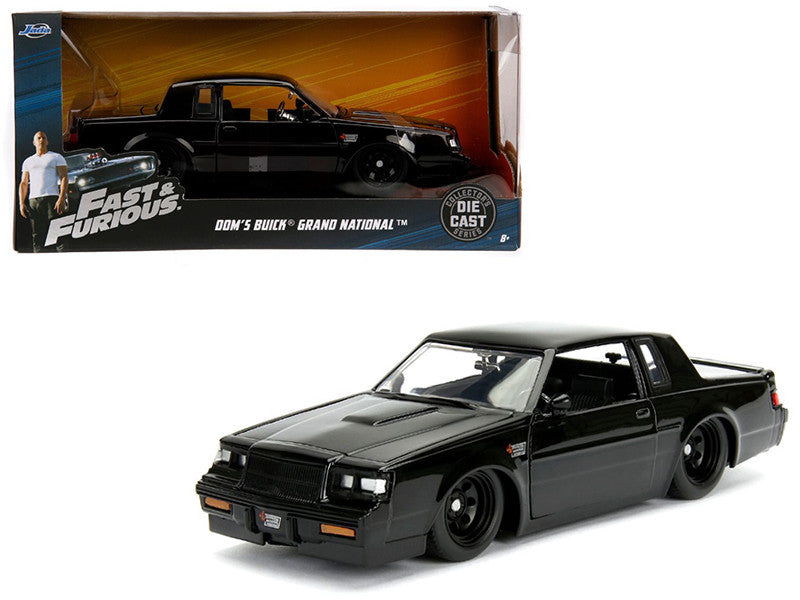Dom's Buick Grand National Black "Fast & Furious" Movie 1/24 Diecast Model Car by Jada LuxuryLifeWay Online Store
