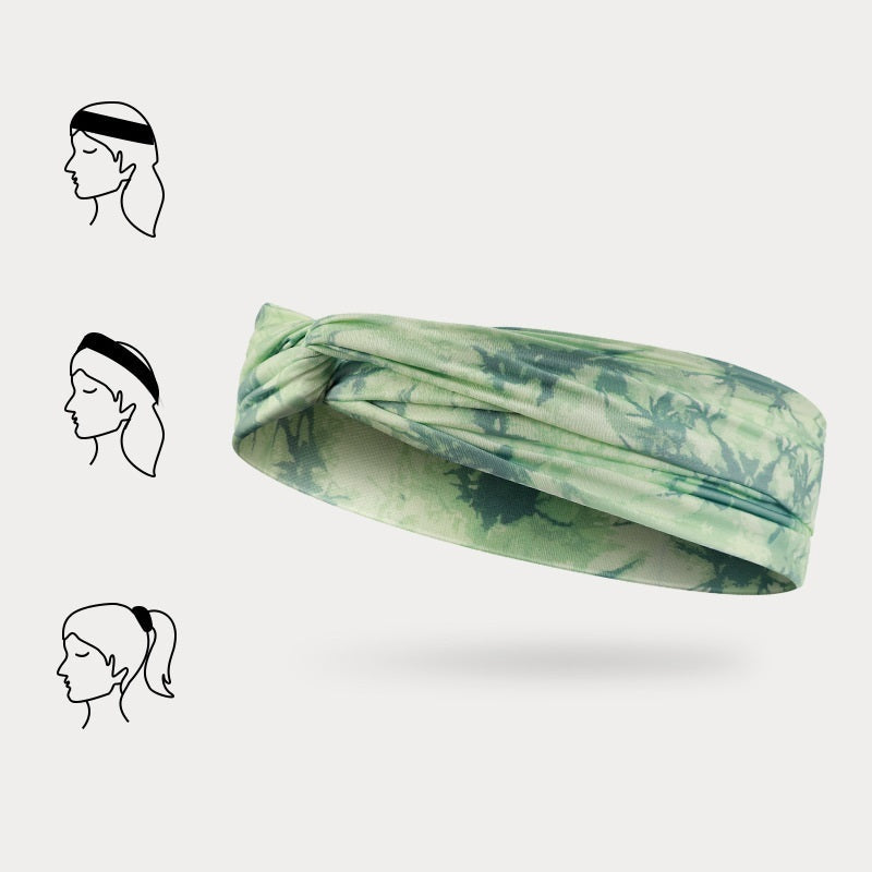 Women's New Summer Running Sweat-absorbing Sports Hairband LadyShow.Store