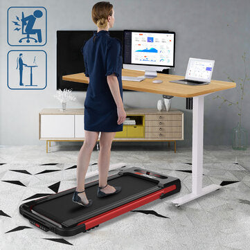 FYC 2-in-1 Folding Treadmill 2.5 HP 1-12km/h Electric Running Machine with Remote Control LED Display Walking Running Jogging for Home Office Loading 220lbs LuxuryLifeWay Online Store