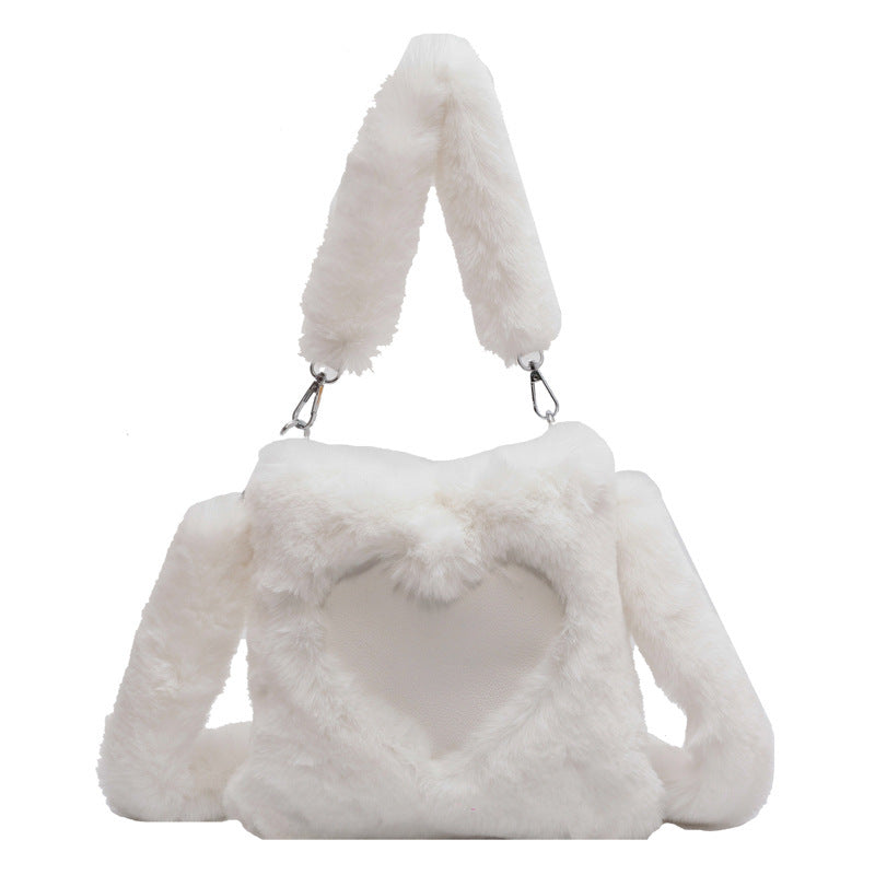 Plush Love Shoulder Tote NorixaFashion.com