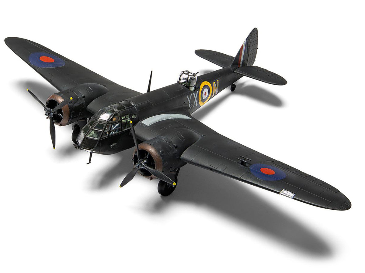 Level 2 Model Kit Bristol Blenheim Mk.IF Aircraft with 2 Scheme Options 1/72 Plastic Model Kit by Airfix LuxuryLifeWay Online Store