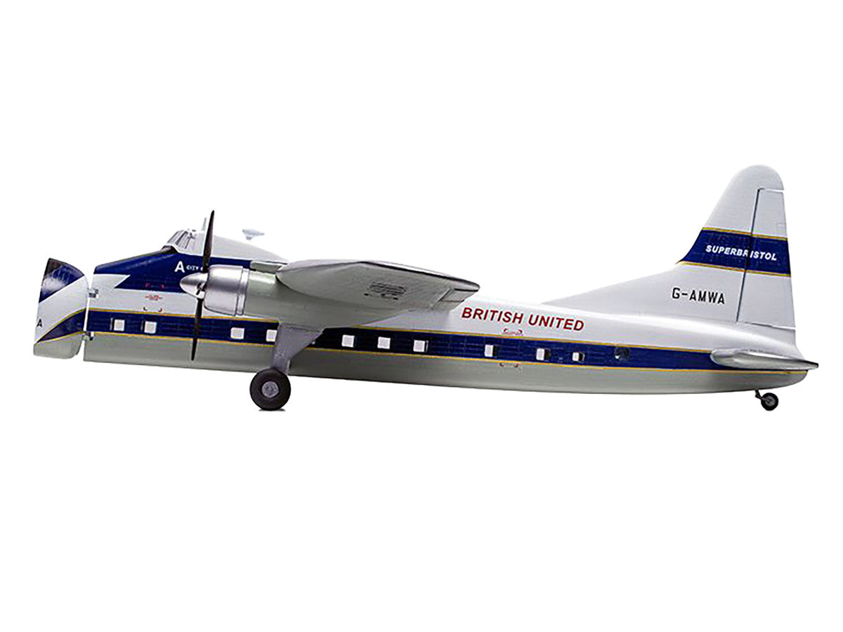 Level 2 Model Kit Bristol Superfreighter Freighter Aircraft "British United Air Ferries (BUAF)" 1/72 Plastic Model Kit by Airfix LuxuryLifeWay Online Store