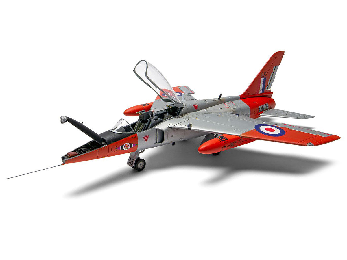 Level 2 Model Kit Folland Gnat T.1 Fighter Aircraft with 2 Scheme Options 1/48 Plastic Model Kit by Airfix LuxuryLifeWay Online Store