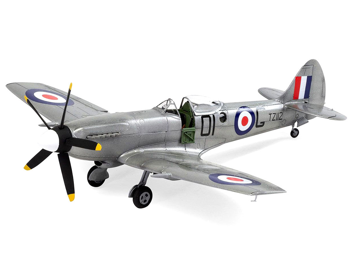 Level 2 Model Kit Supermarine Spitfire FR Mk.XIV Fighter Aircraft with 2 Scheme Options 1/48 Plastic Model Kit by Airfix LuxuryLifeWay Online Store