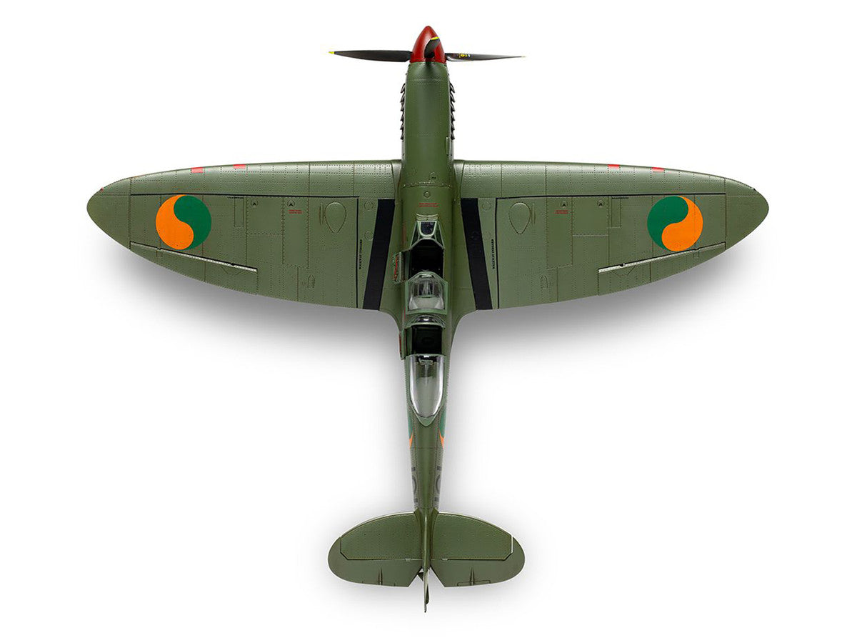 Level 2 Model Kit Supermarine Spitfire Tr.9 Fighter Aircraft with 2 Scheme Options 1/48 Plastic Model Kit by Airfix LuxuryLifeWay Online Store