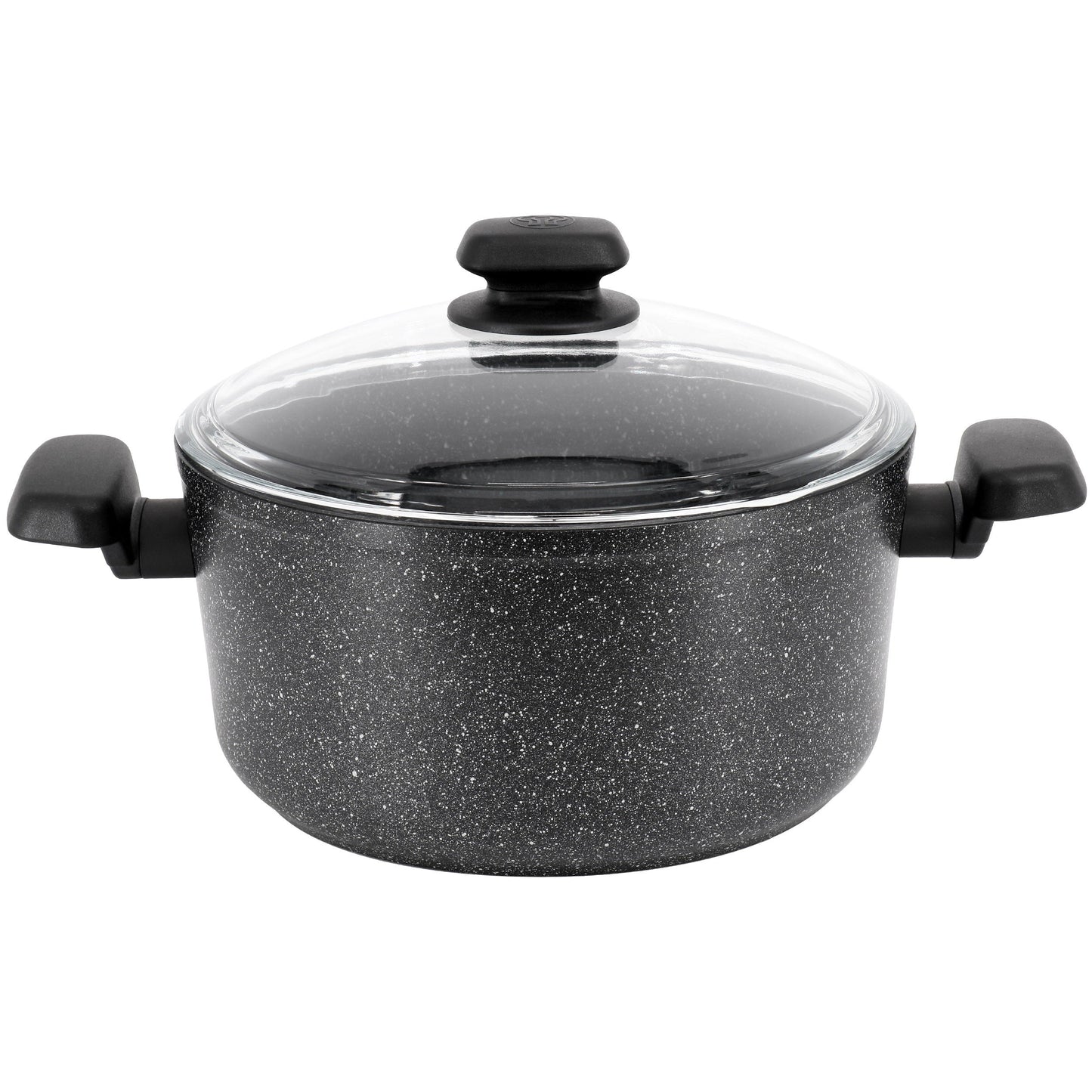 Korkmaz Ornella Non Stick 11 Inch 8 Liter Casserole with Lid in Black LuxuryLifeWay Online Store