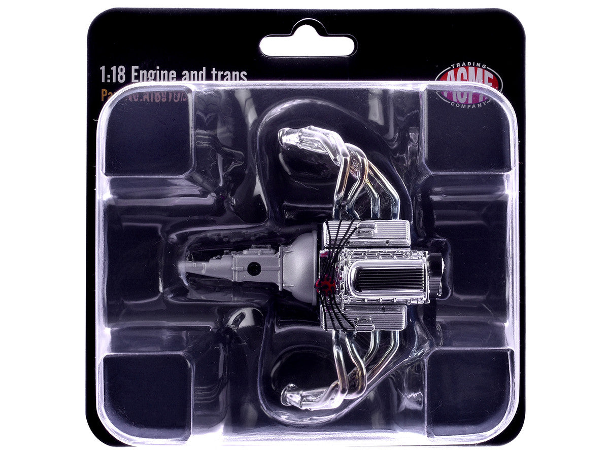 Blown 427 Engine & Transmission Replica from "1957 Chevrolet 150 Gasser" 1/18 Model by ACME LuxuryLifeWay Online Store