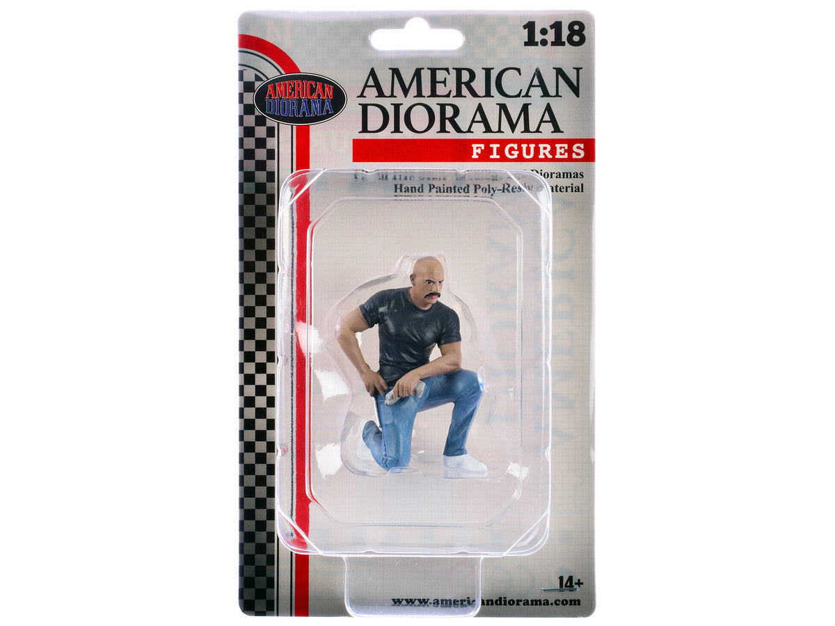"Muscle Mechanics" Figure #6 for 1/18 Scale Models by American Diorama LuxuryLifeWay Online Store