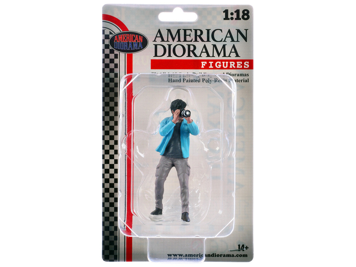 "Photographers" Figure #1 for 1/18 Scale Models by American Diorama LuxuryLifeWay Online Store