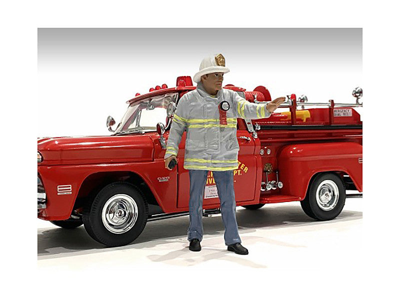 "Firefighters" Fire Captain Figure for 1/18 Scale Models by American Diorama LuxuryLifeWay Online Store