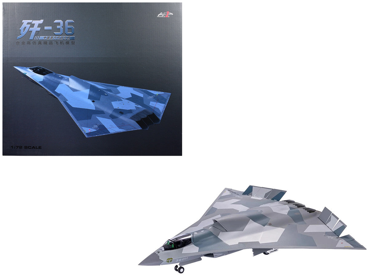 CAC J-36 Stealth Aircraft "People's Liberation Army Air Force" 1/72 Diecast Model by Air Force 1 LuxuryLifeWay Online Store