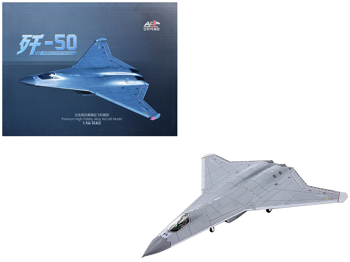 Shenyang J-50 Stealth Aircraft "People's Liberation Army Air Force" 1/144 Diecast Model by Air Force 1 LuxuryLifeWay Online Store