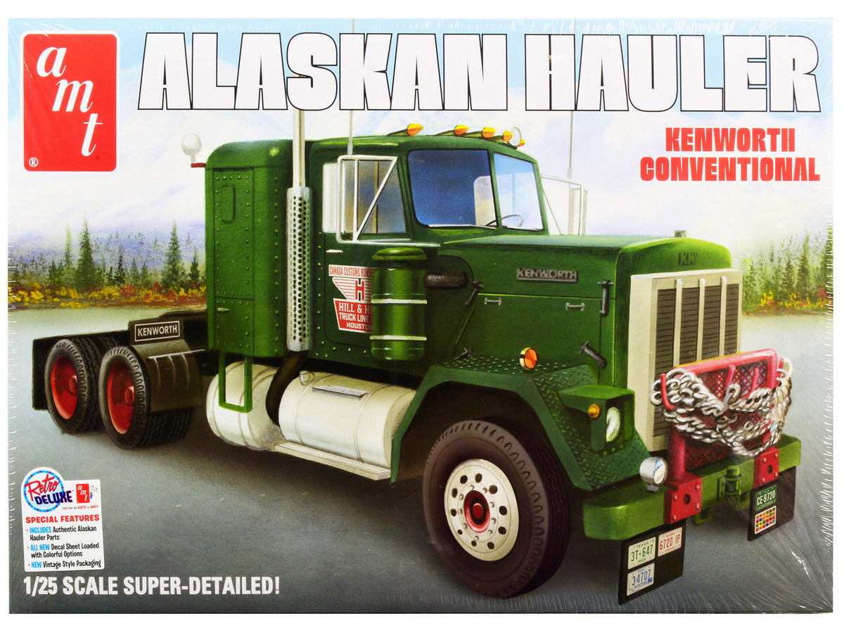 Skill 3 Model Kit Kenworth Conventional Tractor "Alaskan Hauler" 1/25 Scale Model by AMT LuxuryLifeWay Online Store