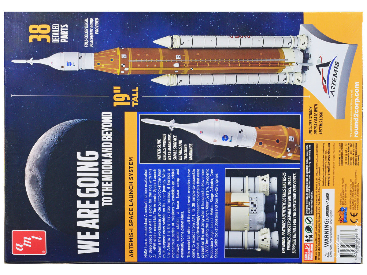 Skill 2 Model Kit NASA Artemis-1 Space Launch System Orion Crew Spacecraft 1/200 Scale Model by AMT LuxuryLifeWay Online Store