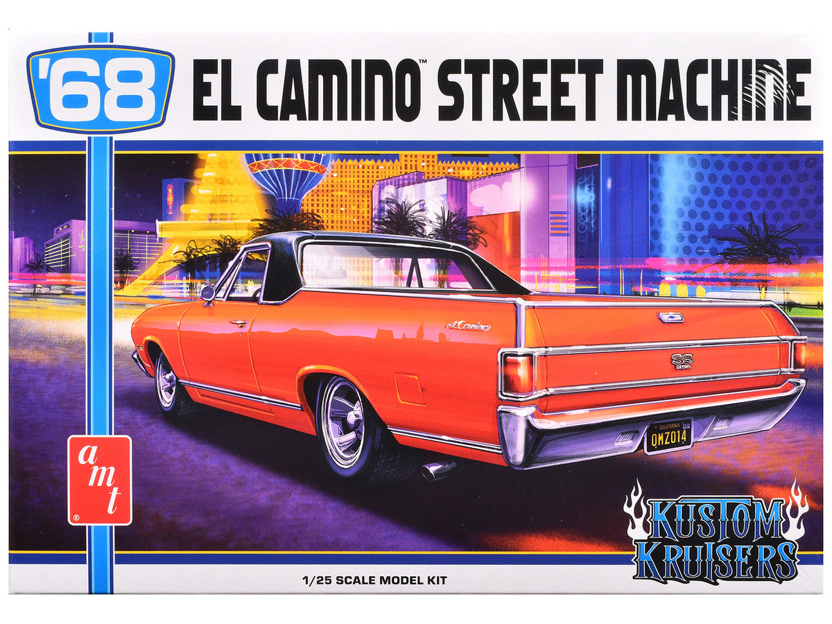 Skill 2 Model Kit 1968 Chevrolet El Camino Street Machine 1/25 Scale Model by AMT LuxuryLifeWay Online Store