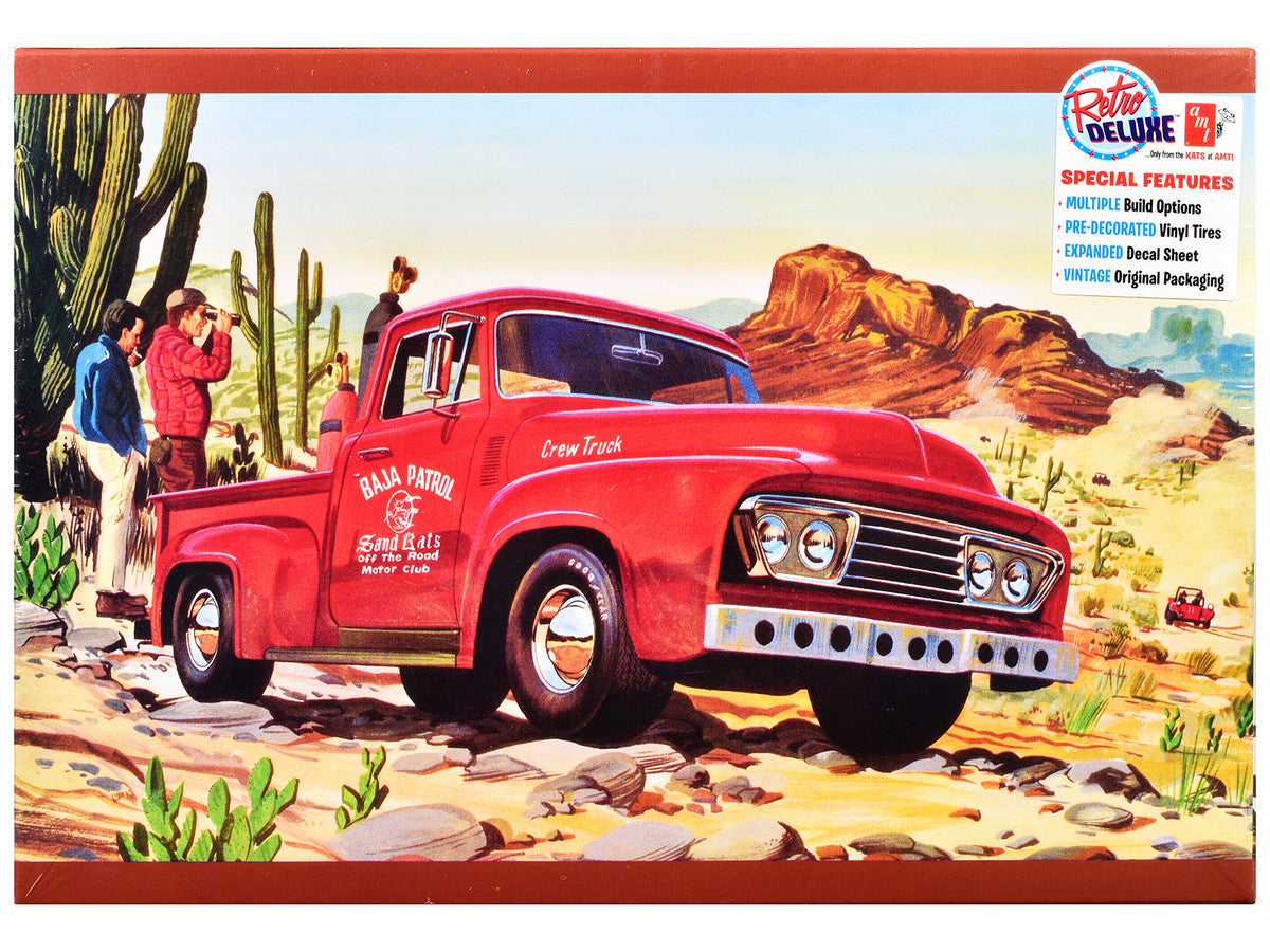 Skill 2 Model Kit 1953 Ford Pickup Truck "Baja Patrol" 1/25 Scale Model by AMT LuxuryLifeWay Online Store
