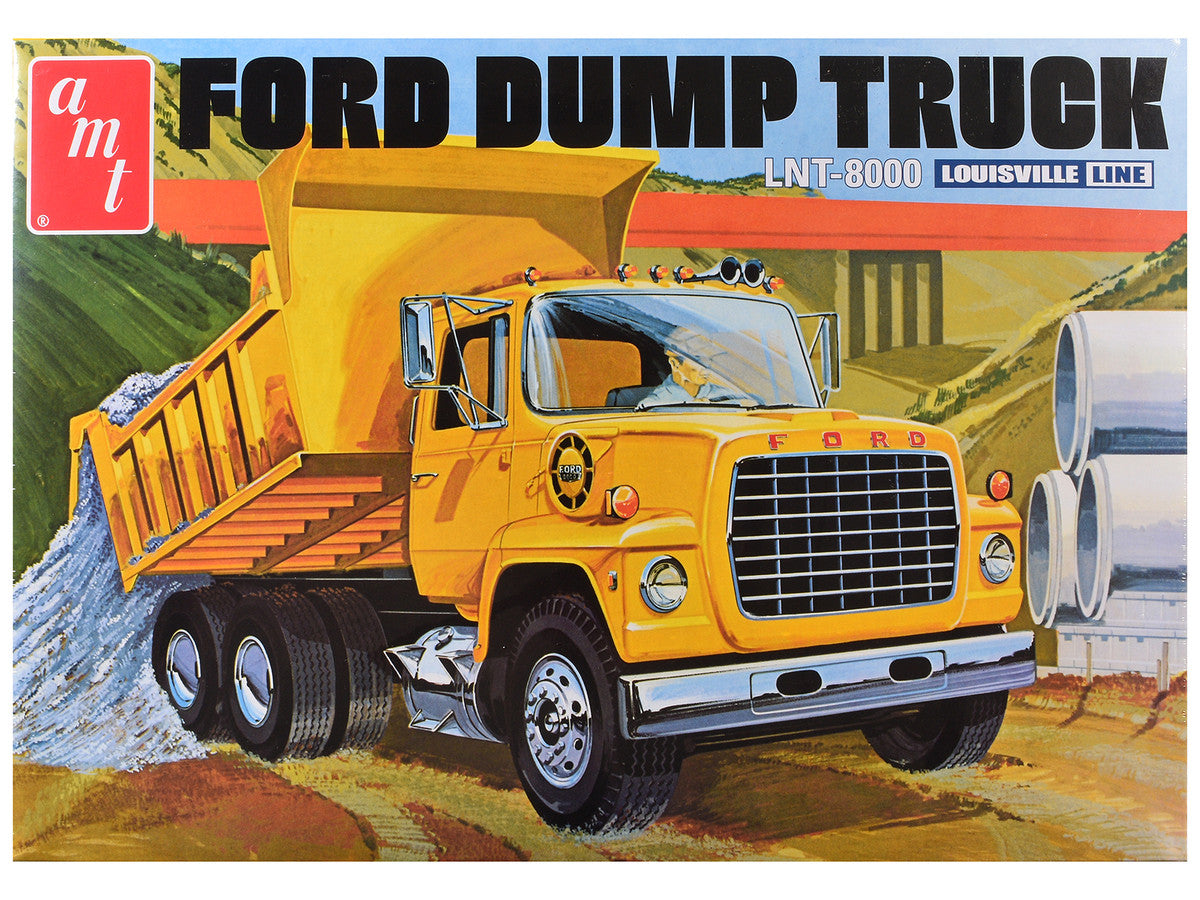 Skill 3 Model Kit Ford LNT-8000 Louisville Line Dump Truck 1/25 Scale Model by AMT LuxuryLifeWay Online Store