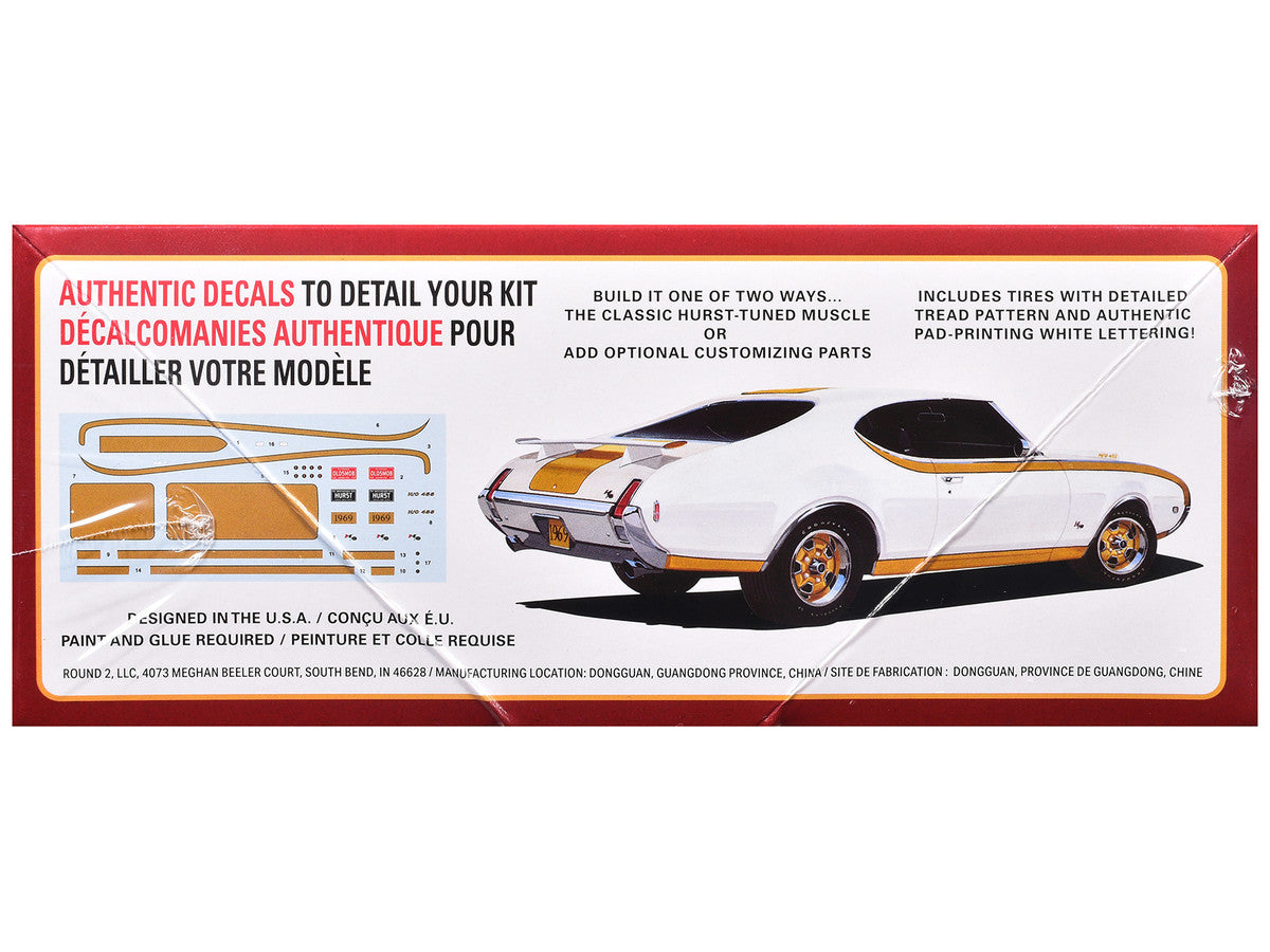 Skill 2 Model Kit 1969 Hurst Oldsmobile Cutlass 1/25 Scale Model by AMT LuxuryLifeWay Online Store