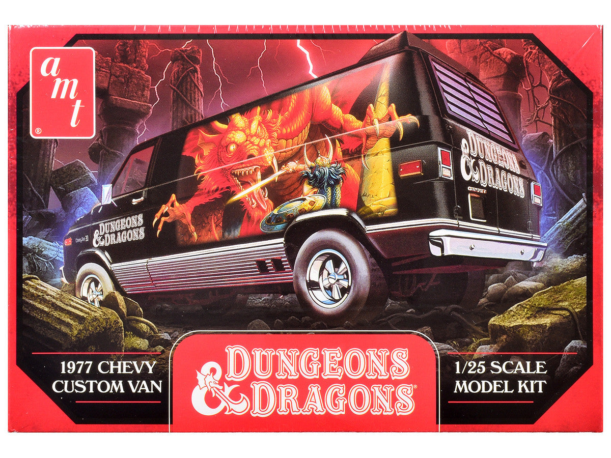 Skill 2 Model Kit 1977 Chevrolet Custom Van "Dungeons & Dragons" 1/25 Scale Model by AMT LuxuryLifeWay Online Store